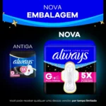 Absorvente Always Noite Ultra Suave com Abas 16 unidades - Image 4