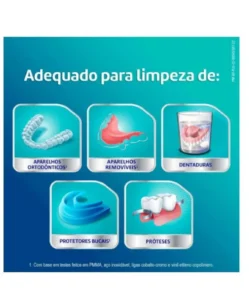 Corega Tabs Limpador de Próteses Dentárias Sabor Menta 30 Pastilhas - Image 3