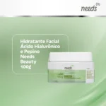 Hidratante Facial Needs Beauty Ácido Hialurônico e Pepino 100g - Imagem 2