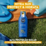 Protetor Solar Corporal Nivea Sun Protect & Hidrata FPS 70 200ml - Image 3