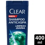 Shampoo Anticaspa Clear Men Limpeza Diária 2 em 1 400ml - Image 2