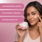 Creme Hidratante Facial Needs Beauty Rosa Mosqueta 100g - Imagem 4