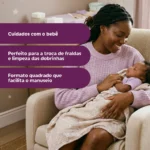 Algodão Quadrado Needs Baby Comfort 200 Unidades - Image 3