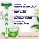 Carga para Aparelho de Barbear Gillette Mach3 Sensitive com 4 unidades - Imagem 2