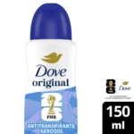 Desodorante Antitranspirante Aerosol Dove Original Feminino 72h 150ml - Imagem 2