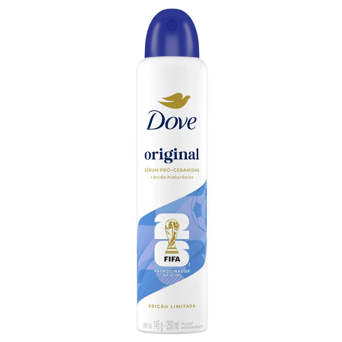 Desodorante Antitranspirante Aerosol Dove Original Feminino Desodorante Antitranspirante Aerosol Dove Original Feminino 72h 250ml - Imagem 1
