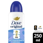 Desodorante Antitranspirante Aerosol Dove Original Feminino 72h 250ml - Imagem 2