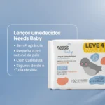 Lenço Umedecido Needs Baby Sem Fragrância 192 Unidades - Image 4