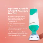 Espaçador Inalatório Infantil Bi-Valvulado CareTech 1 unidade - Image 4