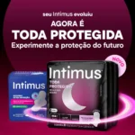 Absorvente Intimus Noturno Toda Protegida Com Abas Cobertura Suave 8 unidades - Image 2