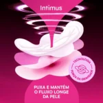 Absorvente Intimus Noturno Toda Protegida Com Abas Cobertura Suave 8 unidades - Image 3