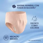 Roupa Íntima Descartável Feminina Plenitud Plus Fit G/XG 32 unidades - Image 4