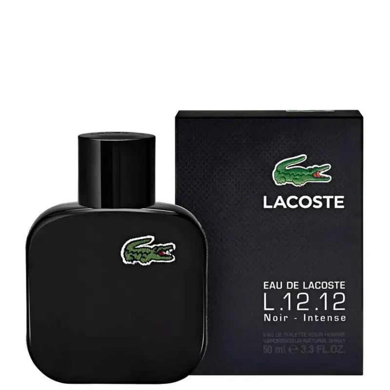 L.12.12 Noir Lacoste Eau De Toilette 50ml - Perfume Masculin L.12.12 Noir Lacoste Eau De Toilette 50ml - Perfume Masculino - Image 1