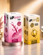Kit Upquera 750 + Upgrax 3 500 Ômega 3 Epa Dha Pele Saudável Pelo Forte Cães & Gatos - Imagem 2