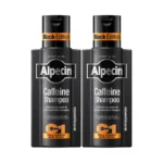 Kit Shampoo Antiqueda Alpecin Caffeine Black Edition 250ml 2 unidades