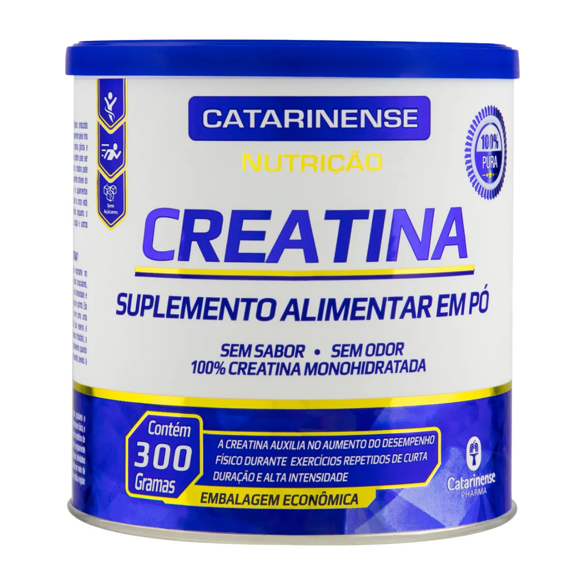 Creatina Monohidratada Catarinense Sem Sabor 300g Creatina Monohidratada Catarinense Sem Sabor 300g - Image 1