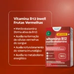 Vitamina B12 Bwell Frutas Vermelhas 60 Comprimidos Mastigáveis - Image 4