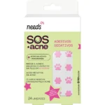 Adesivo Secativo para Acne Needs SOS Acne Ácido Salicílico 24 unidades - Image 4