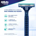 Aparelho de Barbear Gillette Prestobarba Ultragrip2 2 unidades - Image 2