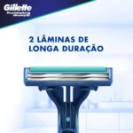 Aparelho de Barbear Gillette Prestobarba Ultragrip2 2 unidades - Image 3