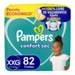 Fralda Pampers Confort Sec XXG 82 unidades