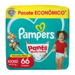 Fralda Calça Pampers Pants Ajuste Total XXXG 66 unidades