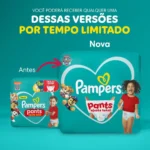 Fralda Calça Pampers Pants Ajuste Total XXXG 66 unidades - Image 4
