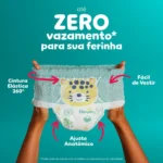 Fralda Calça Pampers Pants Ajuste Total XXG 74 unidades - Image 2