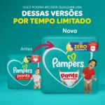 Fralda Calça Pampers Pants Ajuste Total XXG 74 unidades - Image 4