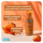 Protetor Solar FPS15 Nivea Sun Protect & Bronze 200ml - Image 3