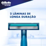 Aparelho para Barbear Masculino Gillette Prestobarba Ultragrip com 2 unidades - Image 4