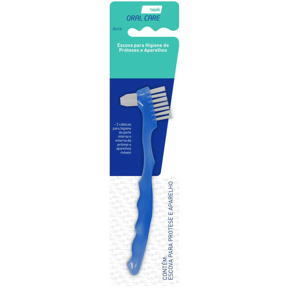 Escova para Aparelho e Prótese Needs Oral Care 1 Unidade Escova para Aparelho e Prótese Needs Oral Care 1 Unidade - Imagem 1