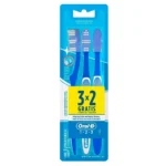Escova de Dente Oral-B 123 Limpeza Brilhante Média 3 unidades - Image 4
