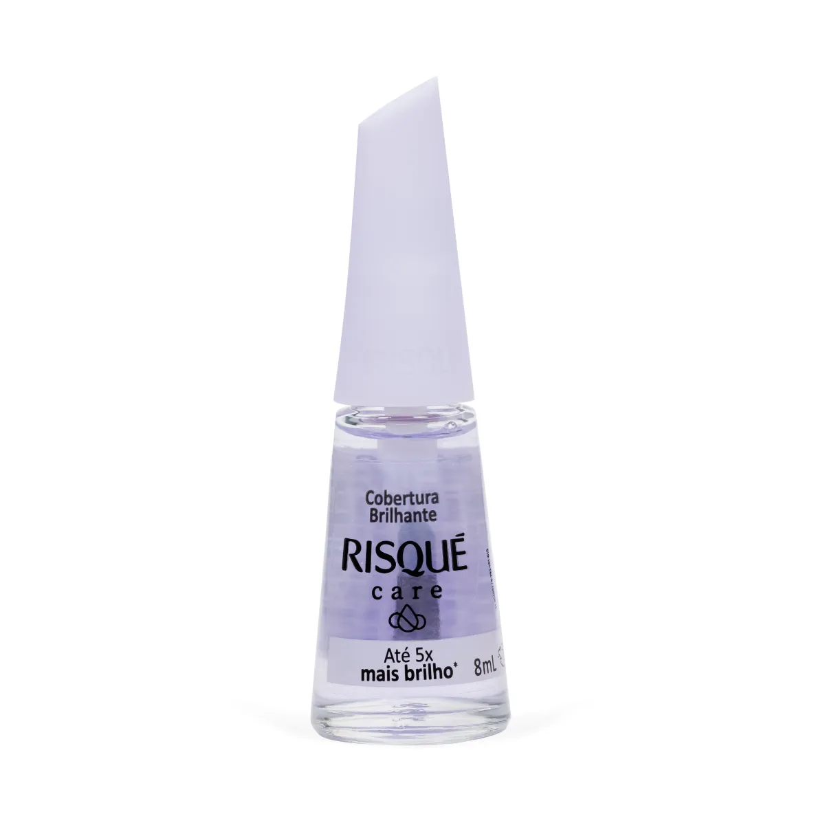 Brilho para Unhas Risqué Care Cobertura Brilhante 8ml Brilho para Unhas Risqué Care Cobertura Brilhante 8ml - Imagem 1