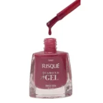 Esmalte Risqué Diamond Gel Hibisco Rosa Hipoalergênico com 9,5ml - Image 4