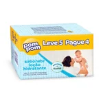 Kit Chá de Bebê Pom Pom Fralda G com Talco e Sabonete - Imagem 4