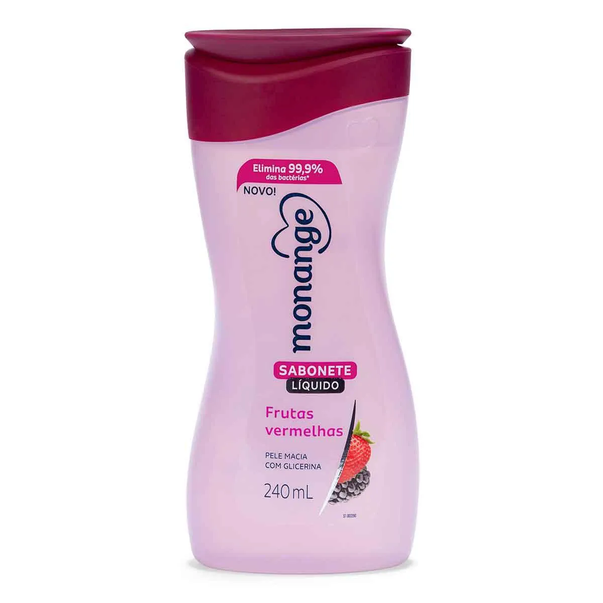 Sabonete Líquido Monange Frutas Vermelhas com 240ml Sabonete Líquido Monange Frutas Vermelhas com 240ml - Image 1