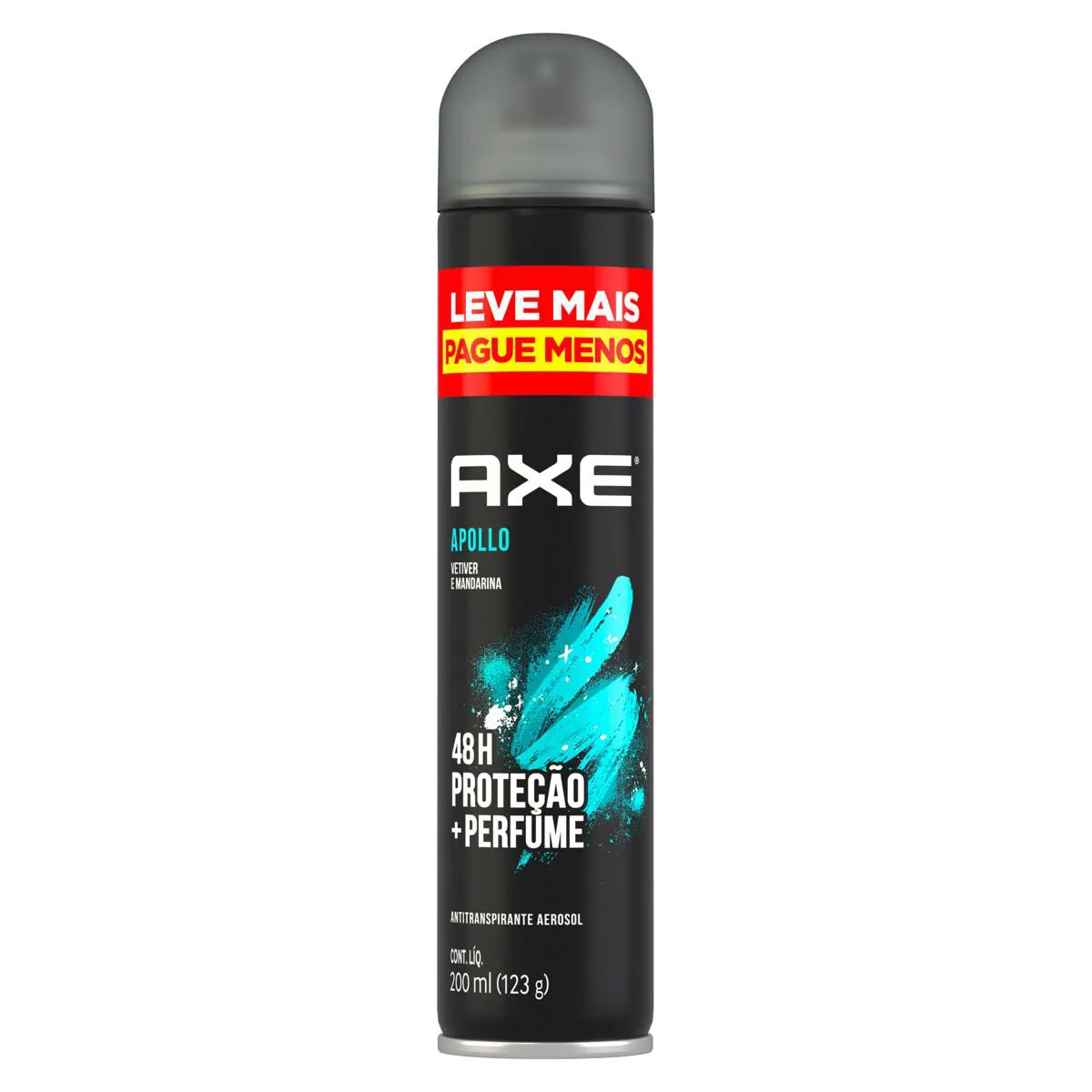 Desodorante Antitranspirante Aerosol Axe Apollo Masculino 48 Desodorante Antitranspirante Aerosol Axe Apollo Masculino 48h 200ml - Imagem 1