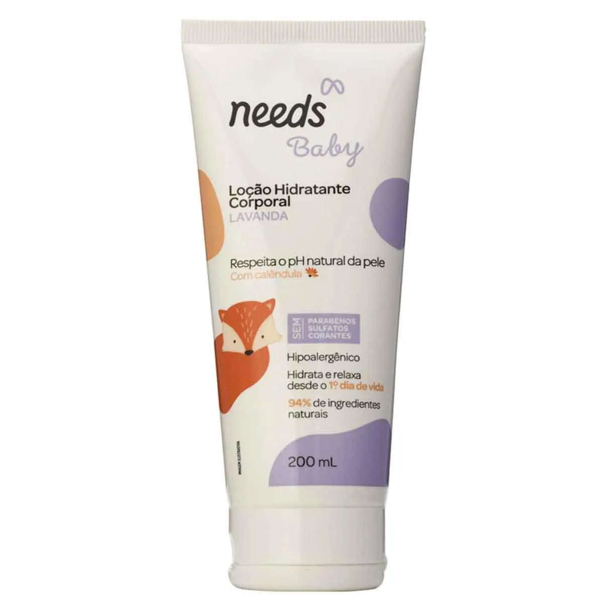 Hidratante Corporal Infantil Needs Baby Lavanda 200ml Hidratante Corporal Infantil Needs Baby Lavanda 200ml - Image 1