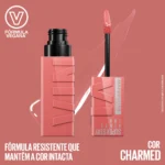 Batom Líquido Maybelline Superstay Vinyl Ink Efeito Espelhado 4,2ml - Charmed - Image 2
