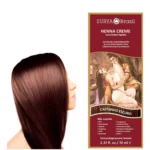 Tinta de Cabelo Semi-Permanente Henna Creme Surya Brasil - Castanho Escuro - Image 2