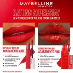 Batom Líquido Maybelline SuperStay Matte Ink City Edition 5ml - 125 Inspirer - Image 4