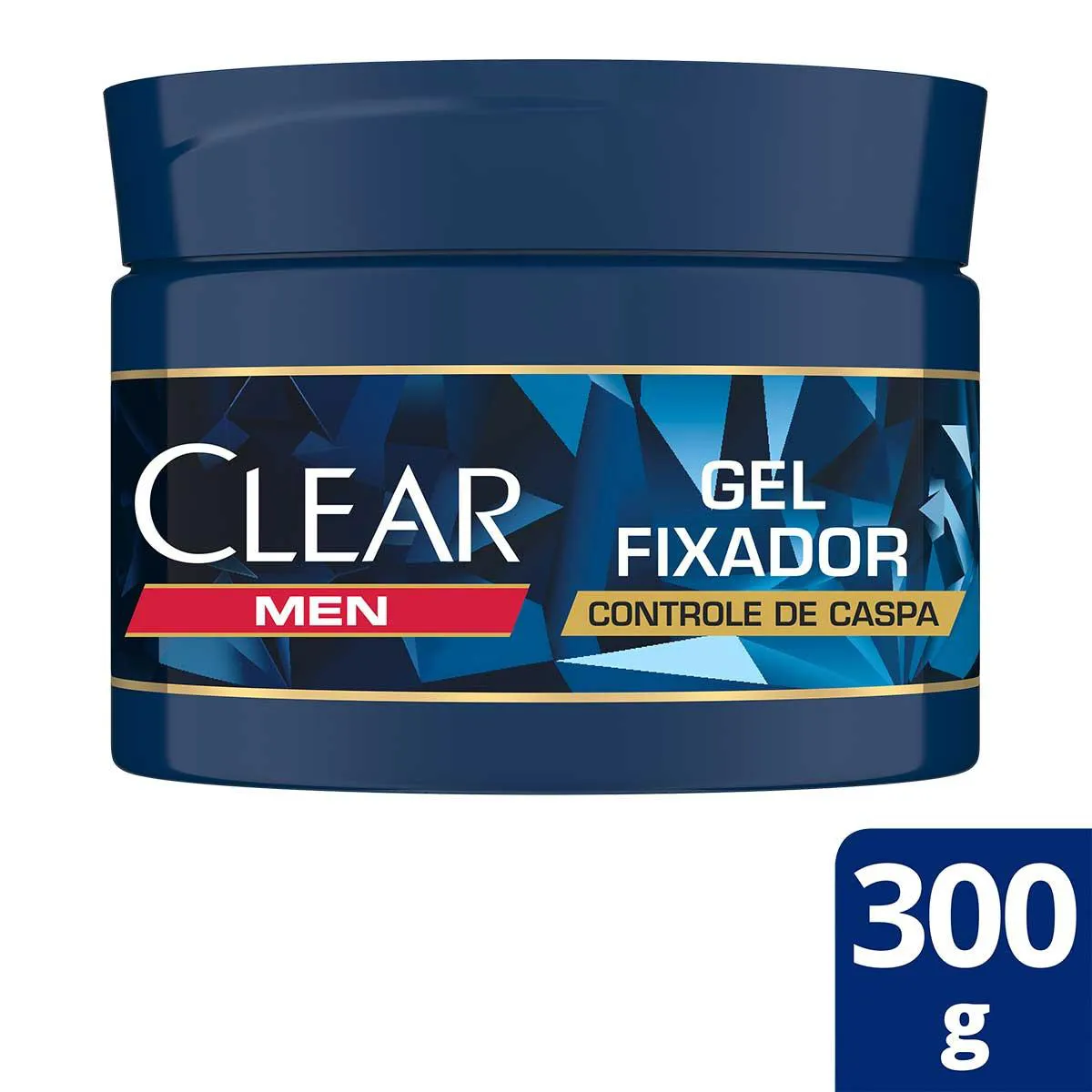 Gel Fixador Capilar Clear Men Controle de Caspa com 300g Gel Fixador Capilar Clear Men Controle de Caspa com 300g - Imagem 1