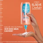 Creme Milagroso 3 em 1 Cabelo Cacheado L'Oréal Paris Elseve Cachos Longos dos Sonhos Definição e Hidratação Multifuncional 500ml - Image 4