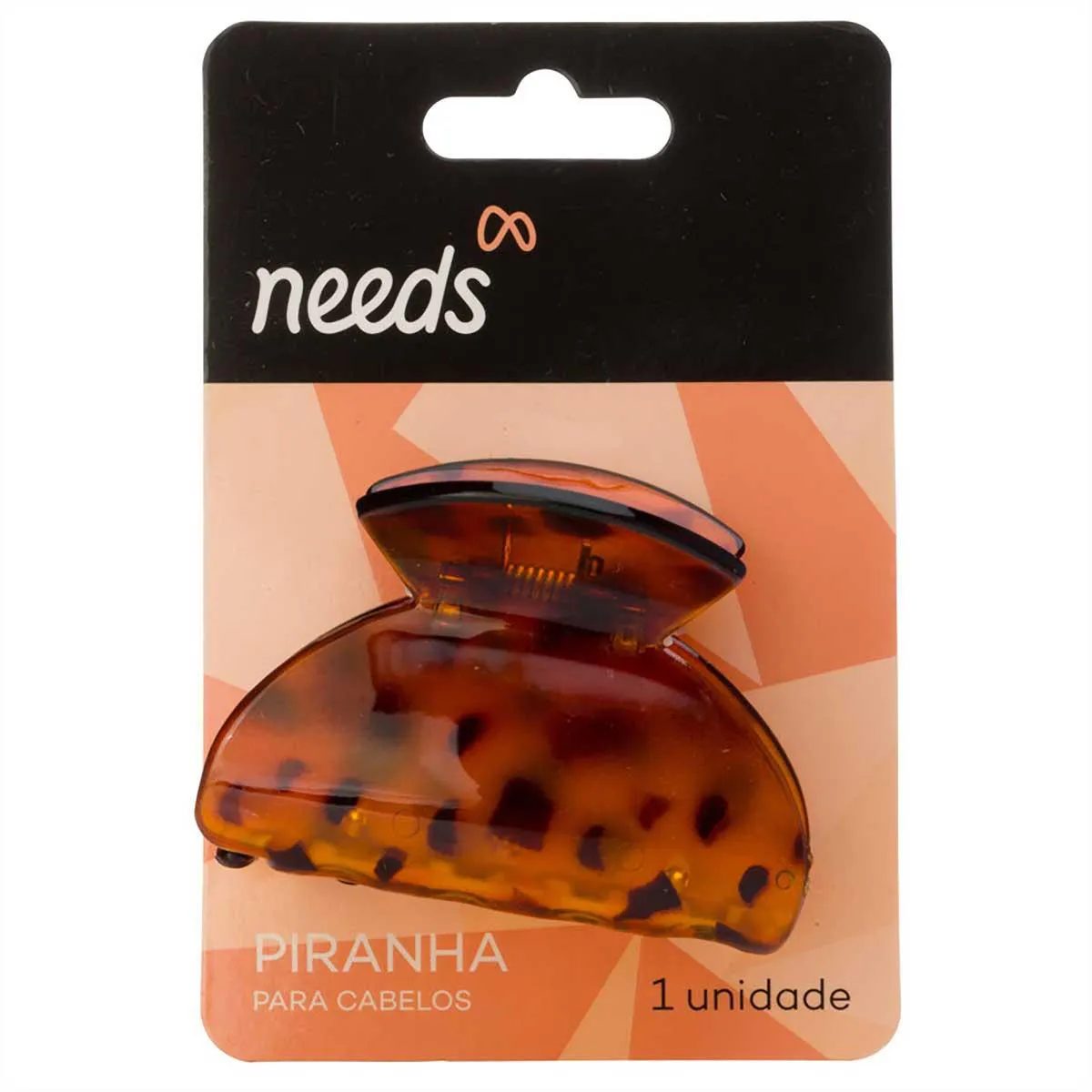 Piranha de Cabelo Needs Tartaruga Médio 1 unidade Piranha de Cabelo Needs Tartaruga Médio 1 unidade - Image 1