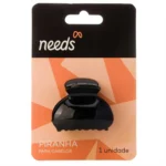Piranha de Cabelo Mini Needs Preta 1 Unidade