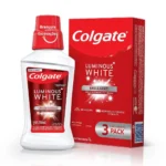 Kit Colgate Luminous White Brilliant Creme Dental 70g 3 unidades + Enxaguante Bucal 250ml - Image 4