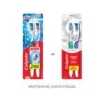 Escova de Dente Colgate Whitening Macia Cabeça Compacta com 2 Unidades - Imagem 2