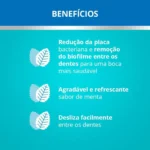 Kit Fio Dental Johnson's Reach Essencial Sabor Menta 3 unidades de 100 metros cada - Imagem 3