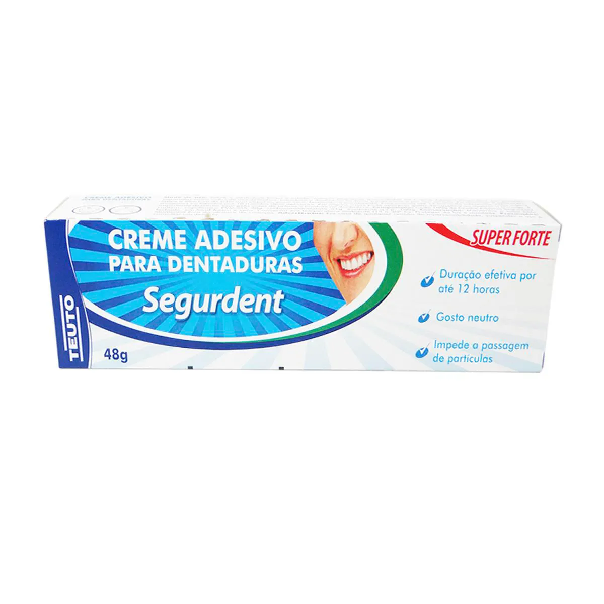 Segurdent Super Forte Creme Adesivo para Dentaduras com 40g Segurdent Super Forte Creme Adesivo para Dentaduras com 40g - Image 1
